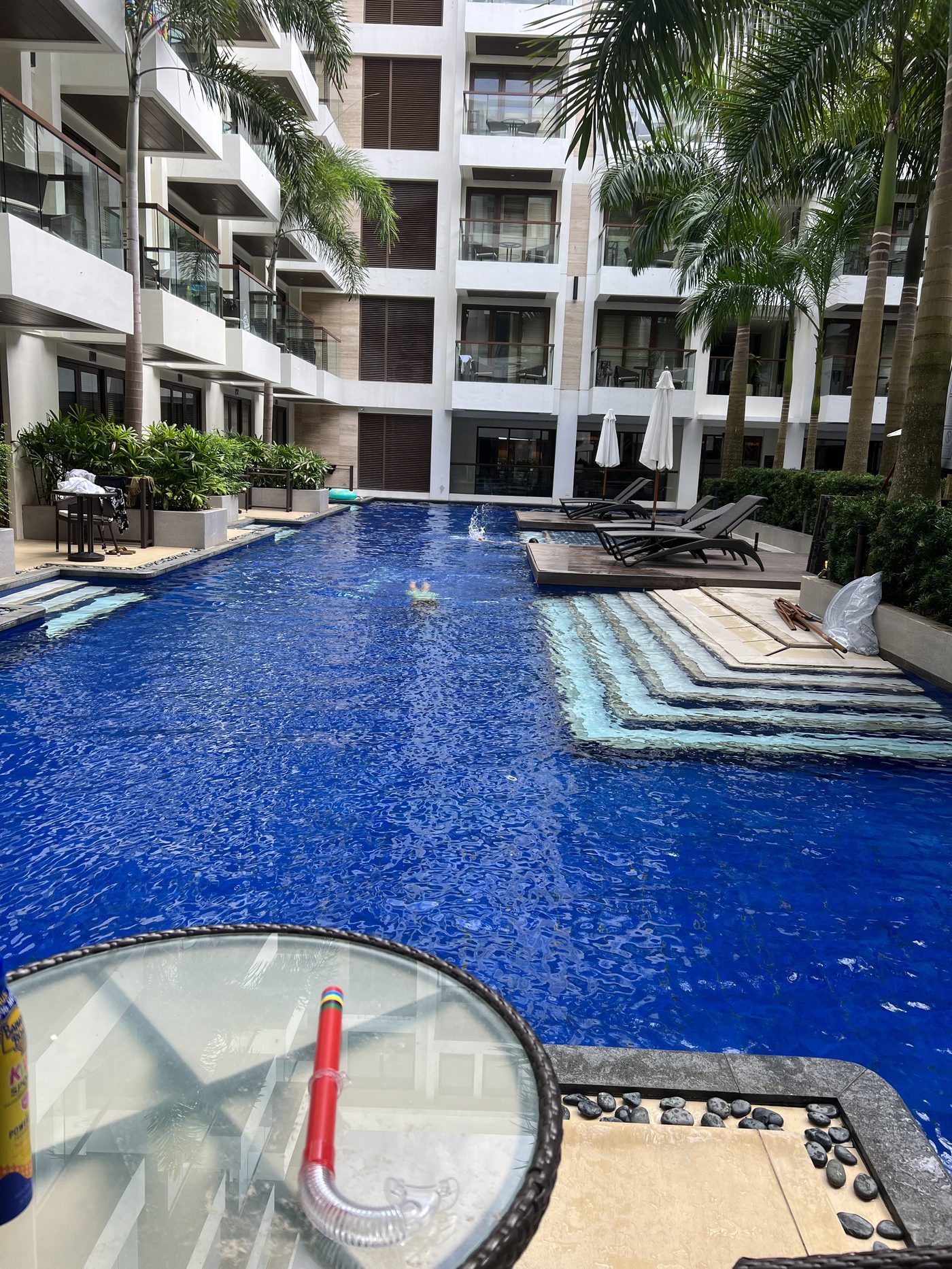 Philippines hotel pool complex