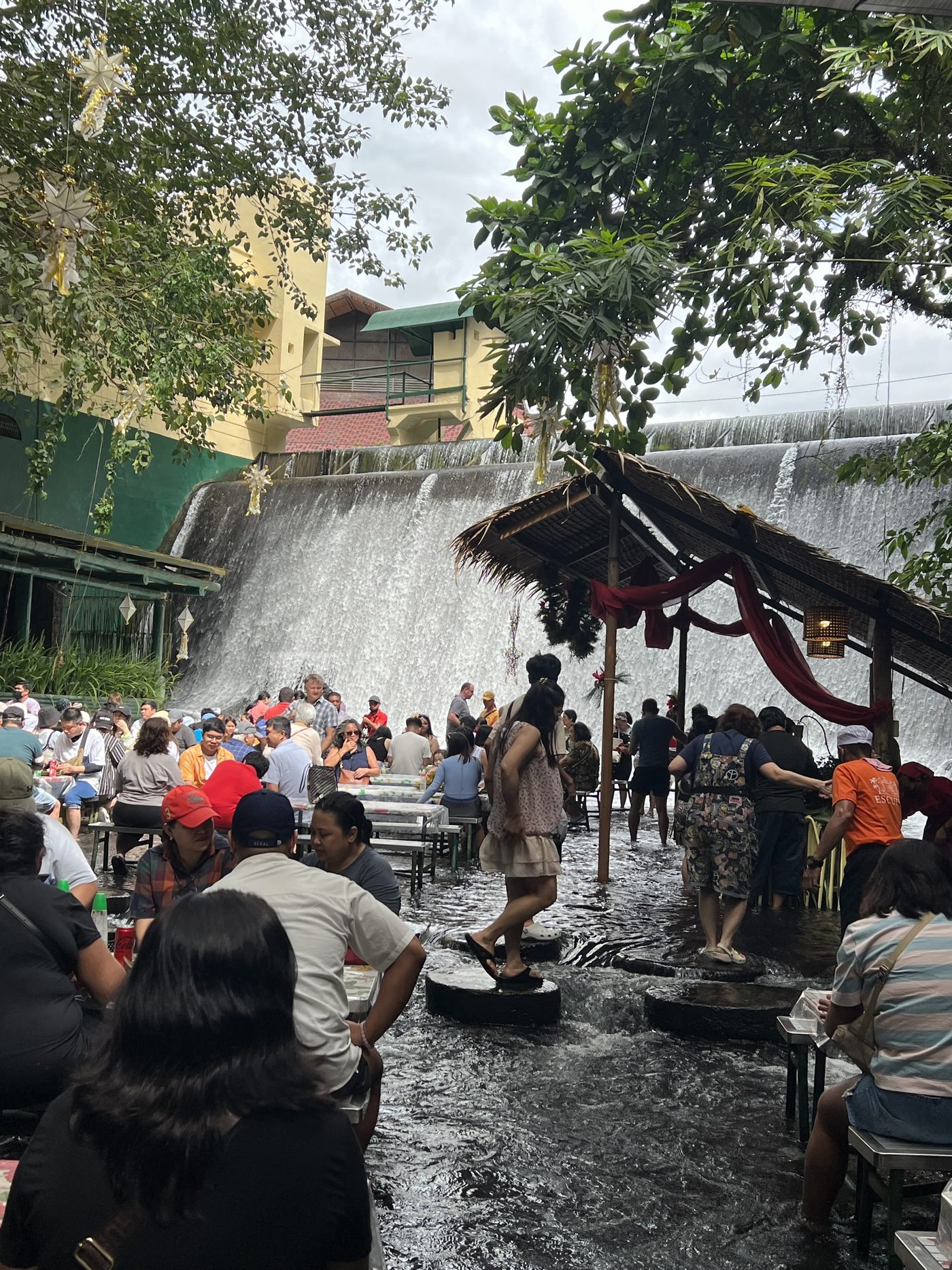 Villa Escudero waterfall restaurant Philippines