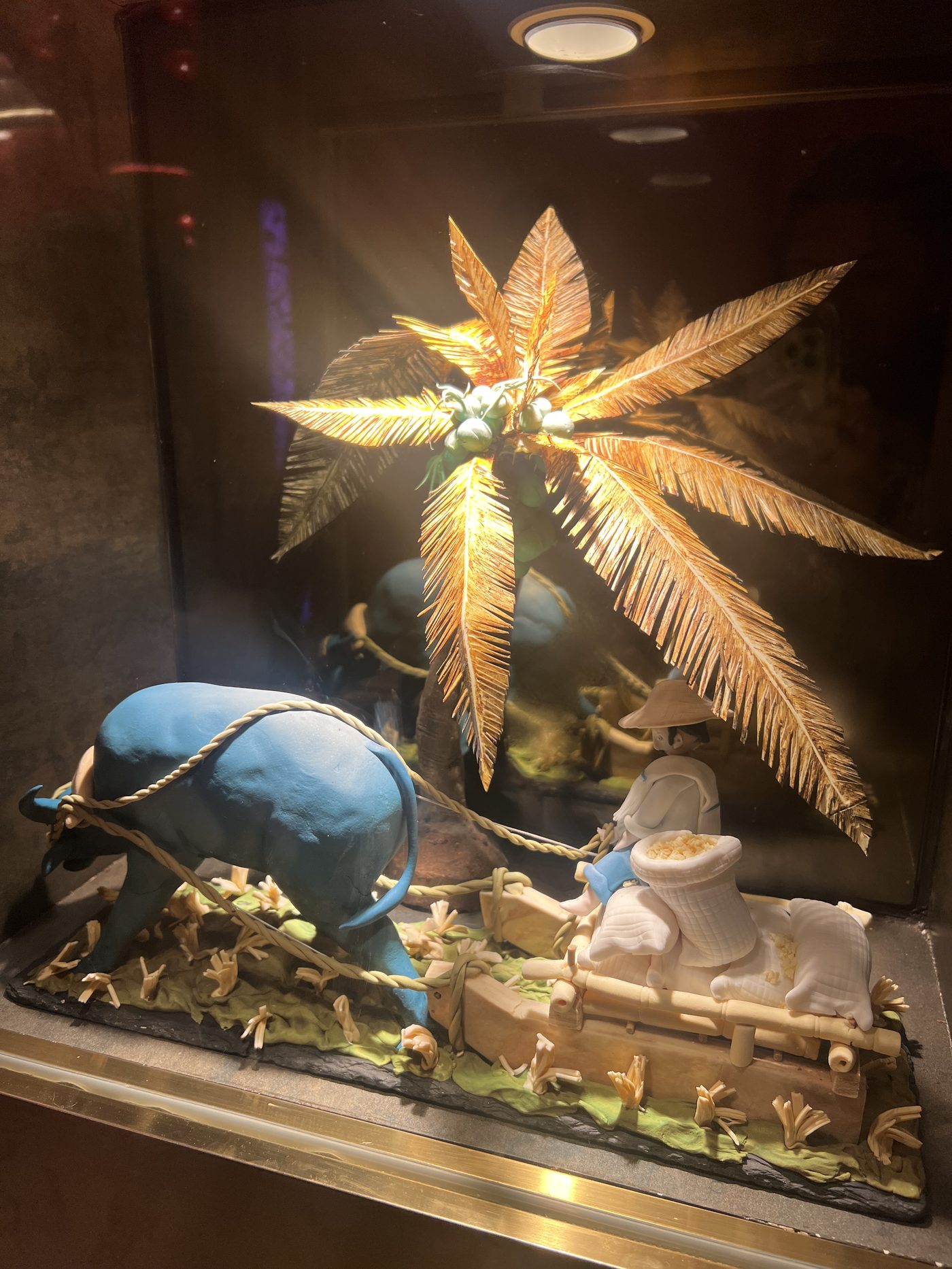 Filipino craftsmanship nativity display