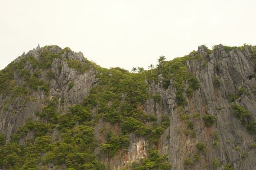 Palawan limestone cliffs