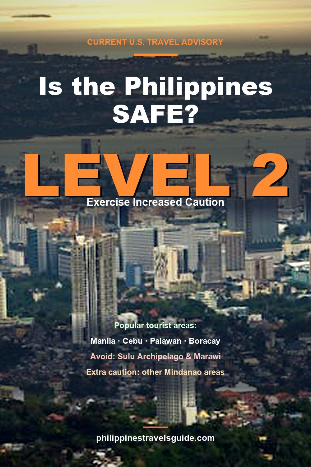 Save: Philippines Travel Advisory 2026 — Level 2 Explained